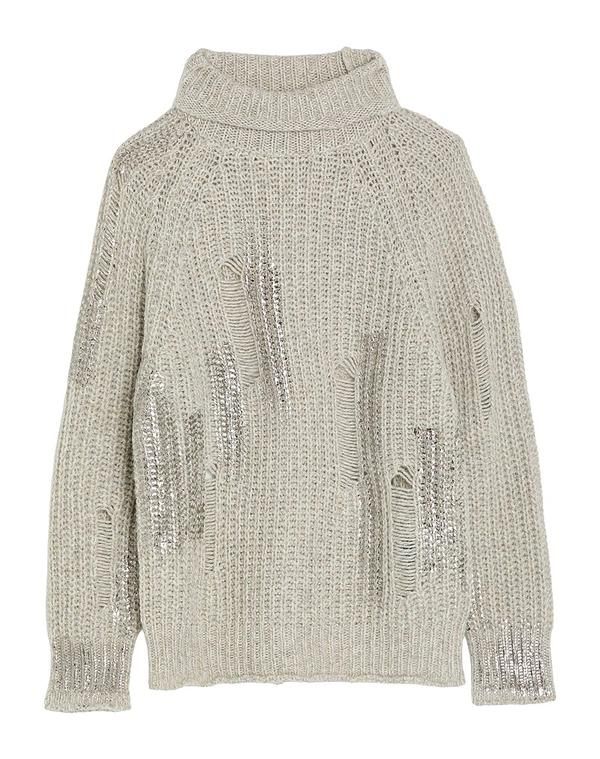 アルファス テューディオ レディース アウター ニット・セータートルネック ALPHA STUDIO Beige ベージュ