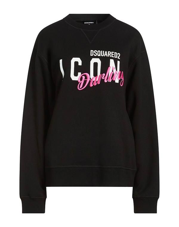 ディースクエアード レディース アウター パーカー・スウェット DSQUARED2 Black ブラック
