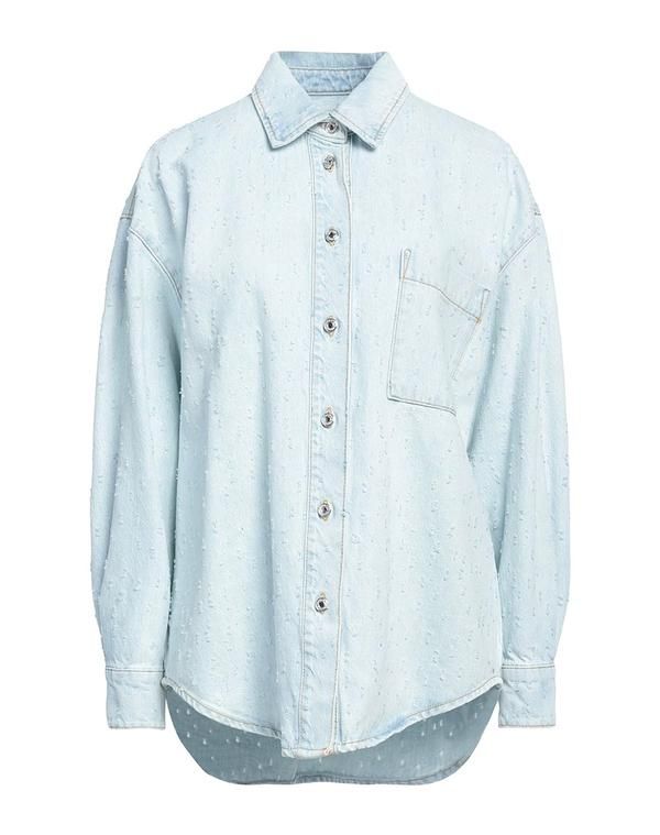 エムエスジイエム レディース トップス シャツ MSGM Blue ブルー