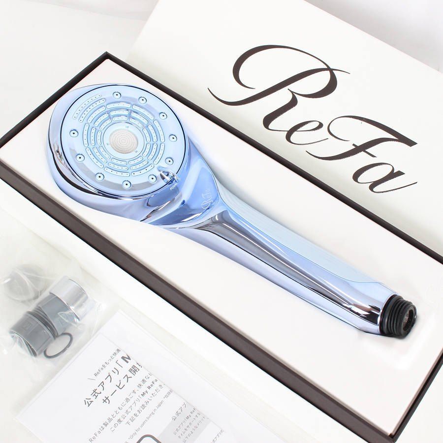 【新品】MTG ReFa FINE BUBBLE U+ RS-DE-12A ブルー シャワーヘッド リファ ファインバブルユープラス 本体