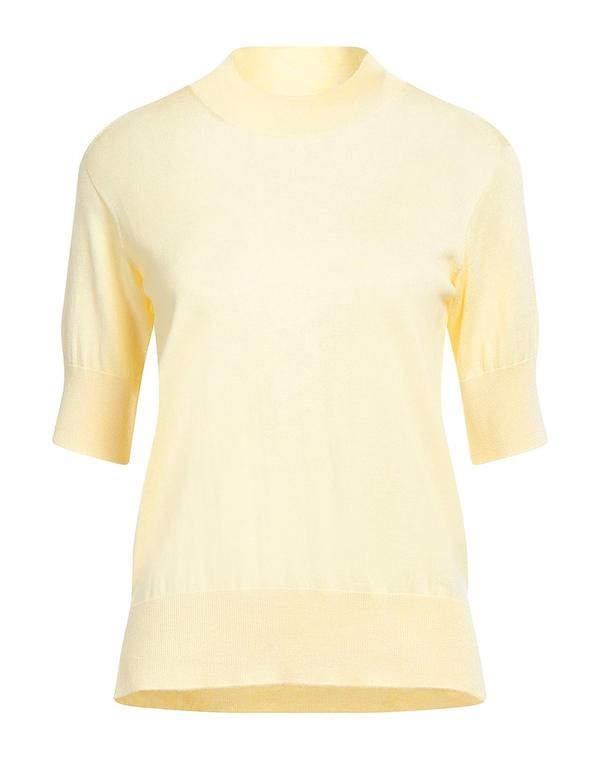 ジル・サンダー レディース アウター ニット・セータートルネック JIL SANDER Yellow イエロー