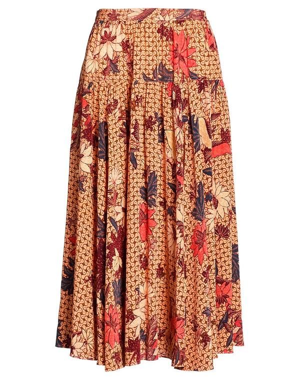 ウラ・ジョンソン レディース ボトムスカート ULLA JOHNSON Apricot アプリコット