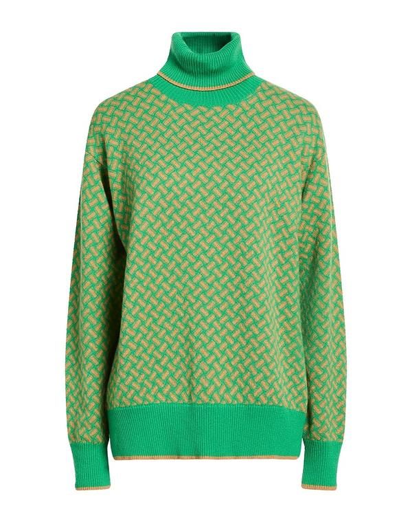 ドルモア レディース アウター ニット・セータートルネック DRUMOHR Green グリーン