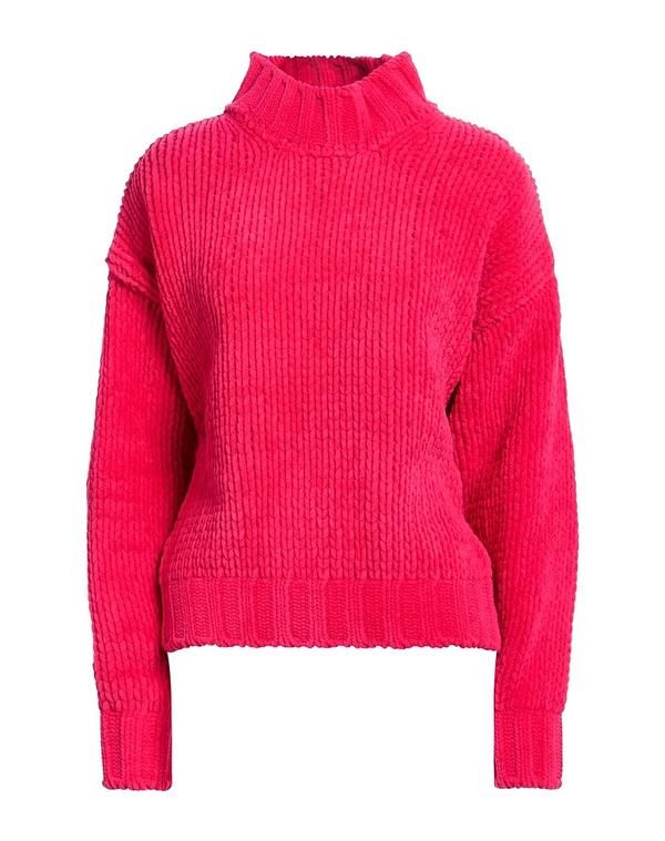 ドンダップ レディース アウター ニット・セータートルネック DONDUP Fuchsia フューシャ