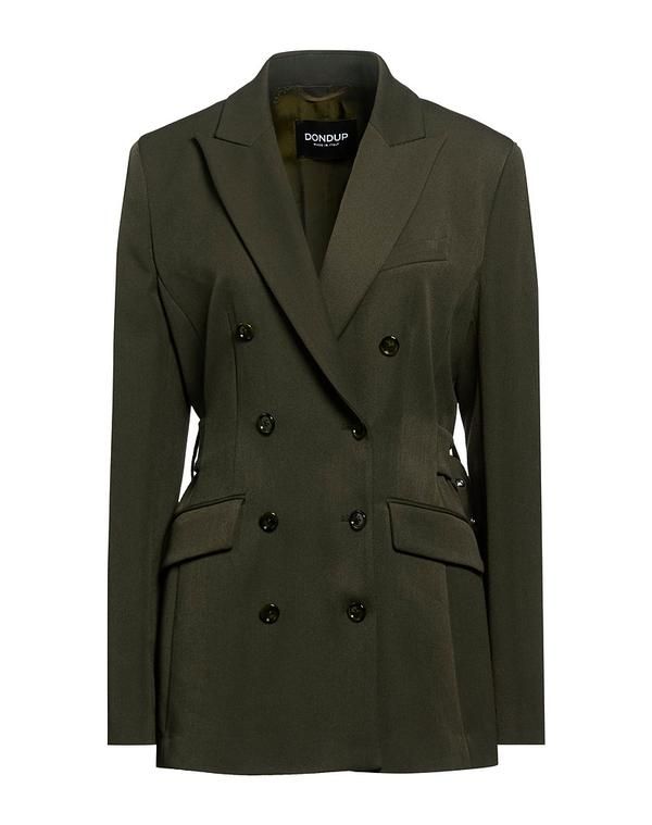 ドンダップ レディース アウター ジャケット・ブルゾン テーラードジャケット DONDUP Military Green グリーン