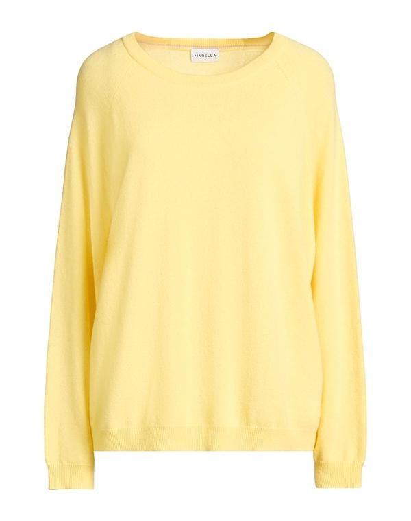 マレーラ レディース アウター カーディガン カシミヤニット MARELLA Pastel Yellow イエロー