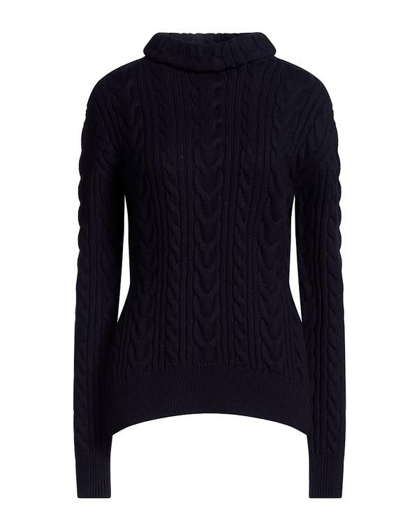 トーテム レディース アウター ニット・セータートルネック TOTEME Navy ネイビー