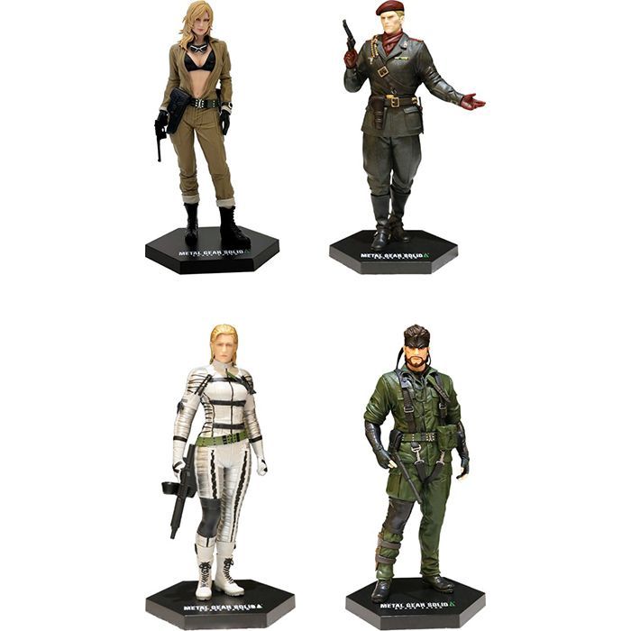 4種セット】 METAL GEAR SOLID Δ: SNAKE EATER フィギュアコレクション