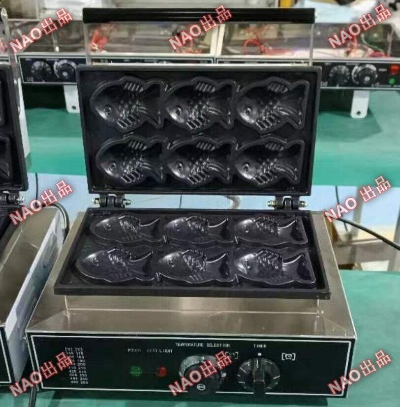 電気 たい焼き器 6個焼き 業務用 単相 100V_業務用_飲食店_店舗用品