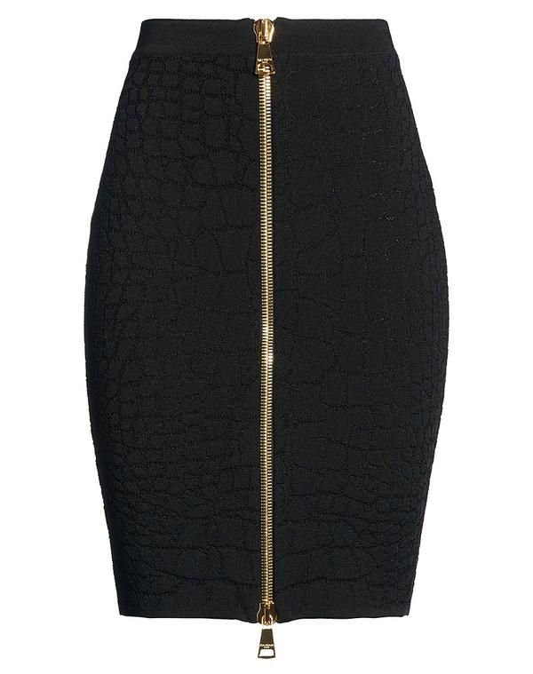 バルマン レディース ボトムスカート BALMAIN Black ブラック