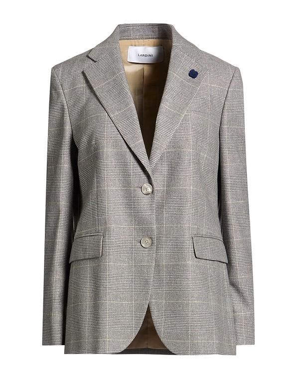 ラルディーニ レディース アウター ジャケット・ブルゾン テーラードジャケット LARDINI Gray グレー