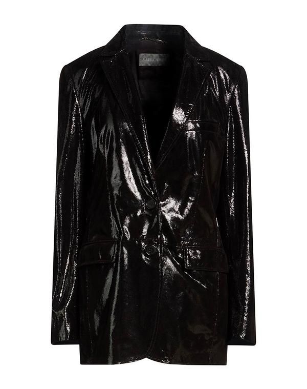アルベルタ フェレッティ レディース アウター ジャケット・ブルゾン テーラードジャケット ALBERTA FERRETTI Black ブラック