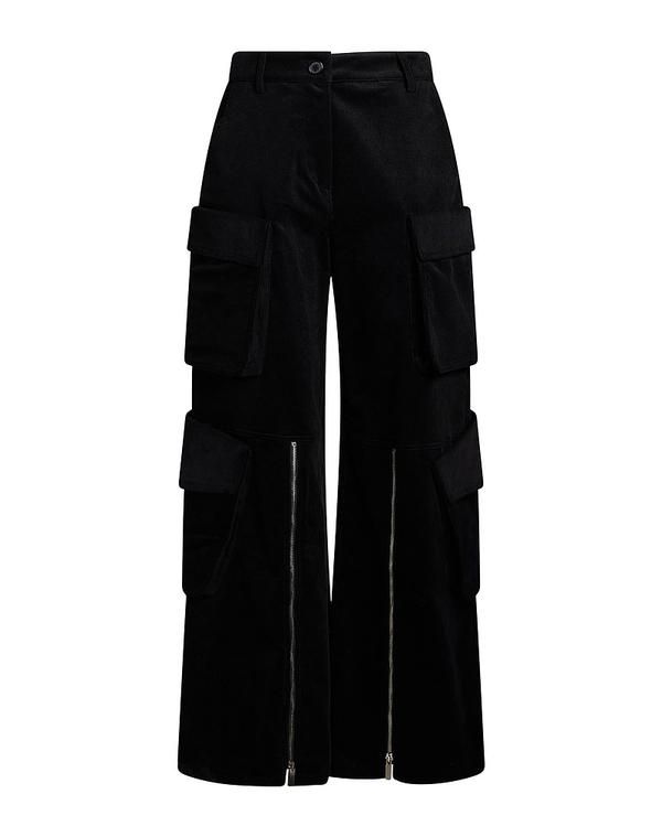 メイメイジェイ レディース ボトムス カジュアルパンツ カーゴパンツ MEIMEIJ Black ブラック