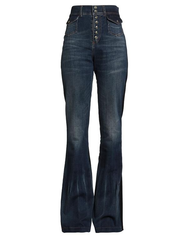 ヴェルサーチ レディース ボトムス デニムパンツ ブーツカット VERSACE JEANS COUTURE Blue ブルー
