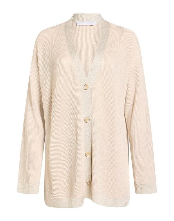 ファビアナ フィリッピ レディース アウター カーディガン FABIANA FILIPPI Light Gray グレー
