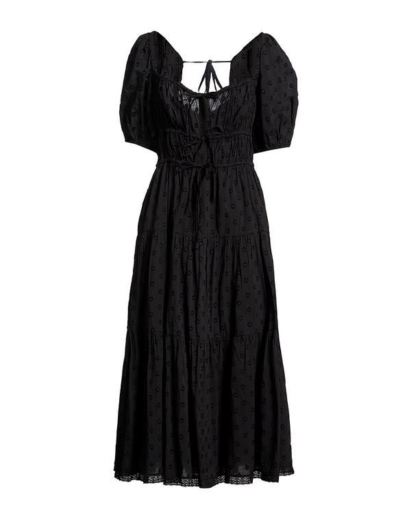 ウラ・ジョンソン レディース トップス ワンピース ULLA JOHNSON Black