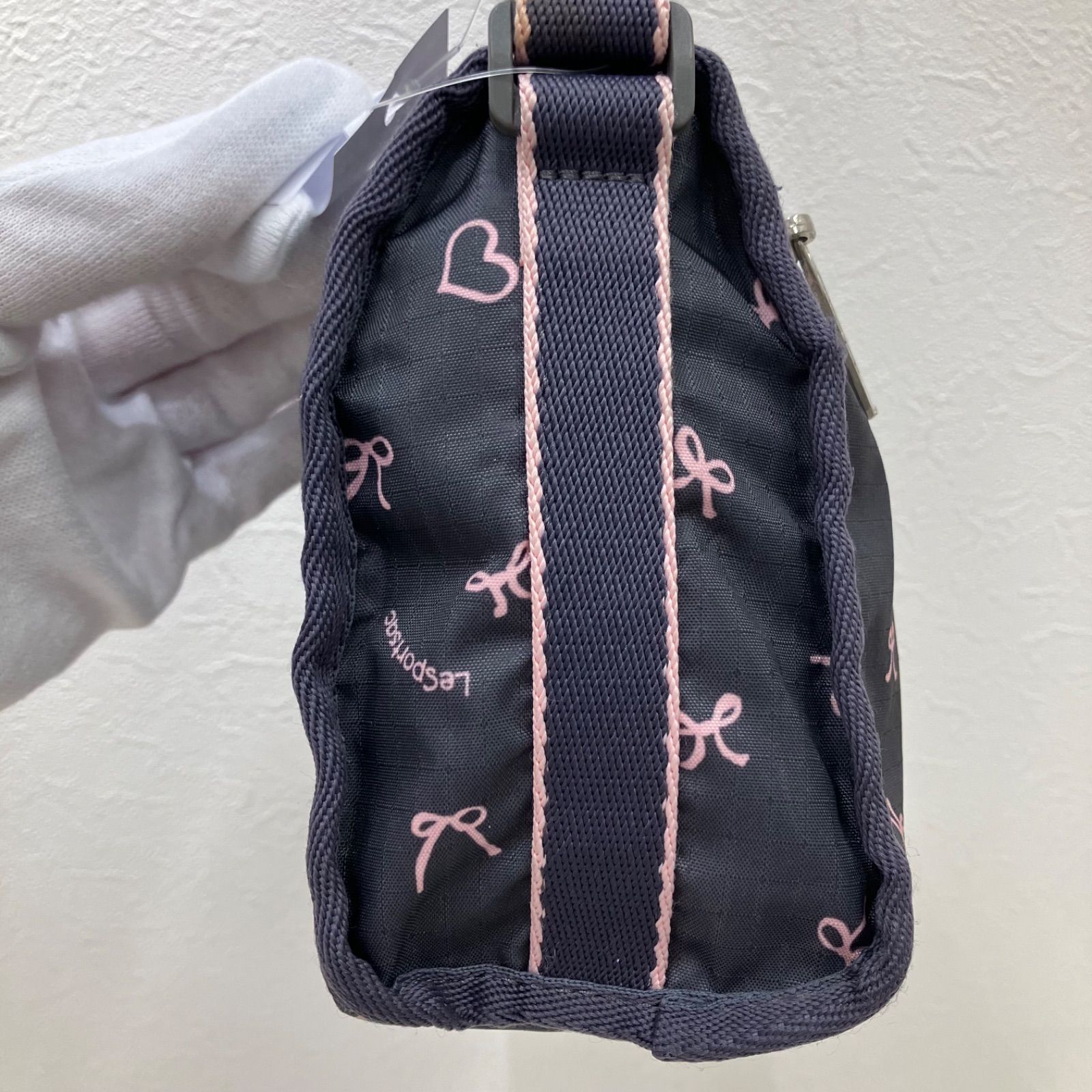 6157 LeSportsac レスポートサック ショルダーバッグ グレー ピンク 
