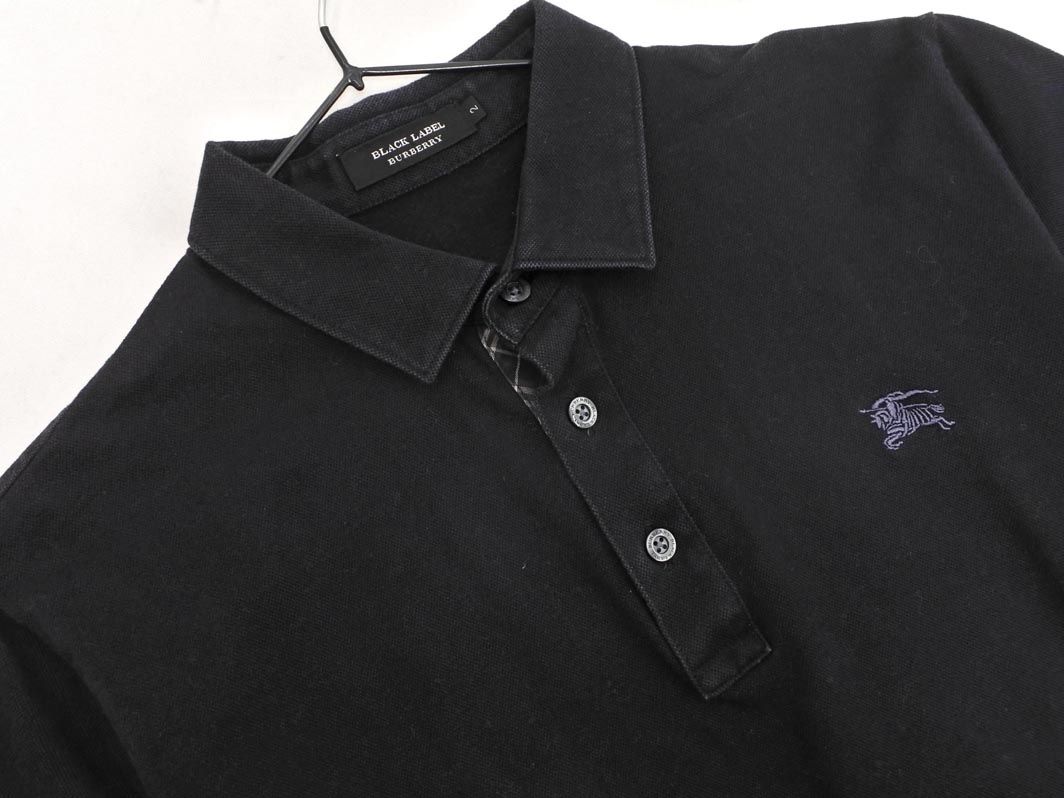 BURBERRY バーバリー BLACK LABEL ブラックレーベル ワンポイント刺繍