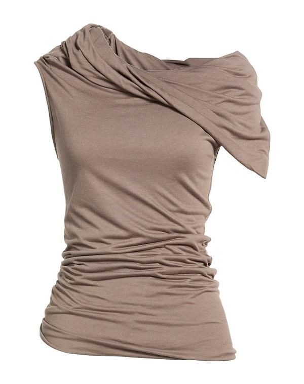 リックオウエンスリリーズ レディース トップス シャツ RICK OWENS LILIES Taupe トープ