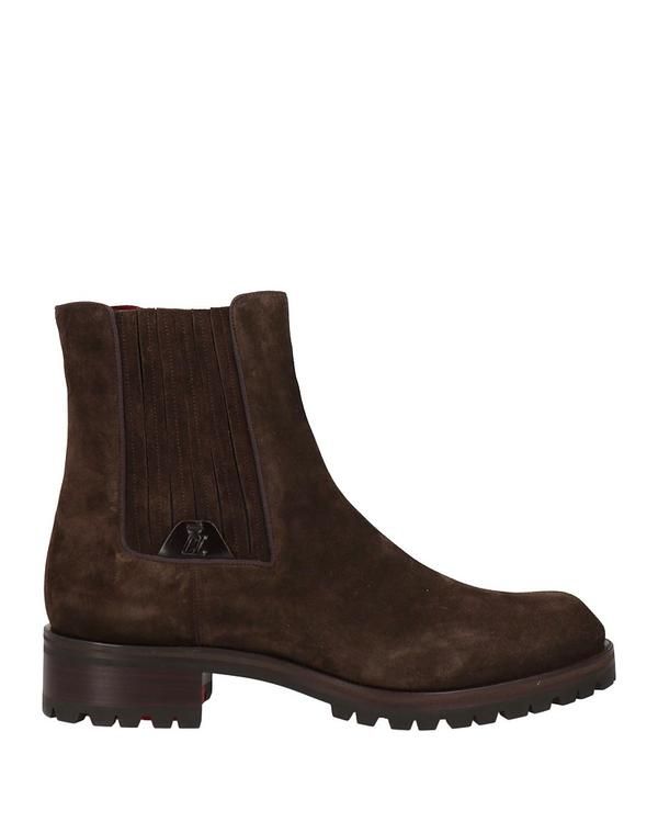 クリスチャン・ルブタン メンズ シューズ ブーツ・レインブーツ ショートブーツ CHRISTIAN LOUBOUTIN Dark Brown ブラウン