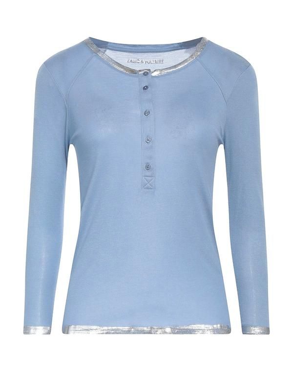 ザディグ エ ヴォルテール レディース トップス Tシャツ ZADIGVOLTAIRE Light Blue ブルー