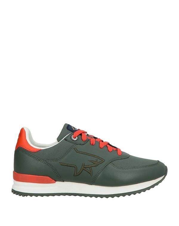 ポールアンドシャーク メンズ シューズ スニーカー PAUL SHARK Military Green グリーン