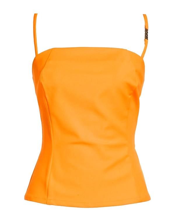 ヴェルサーチ レディース トップス シャツ VERSACE JEANS COUTURE Orange オレンジ