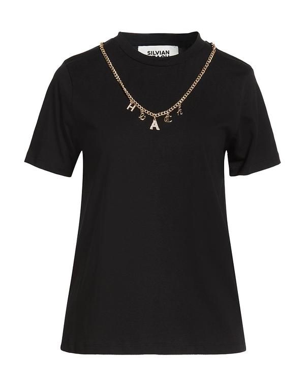 シルビアンヒーチ レディース トップス Tシャツ SILVIAN HEACH Black ブラック