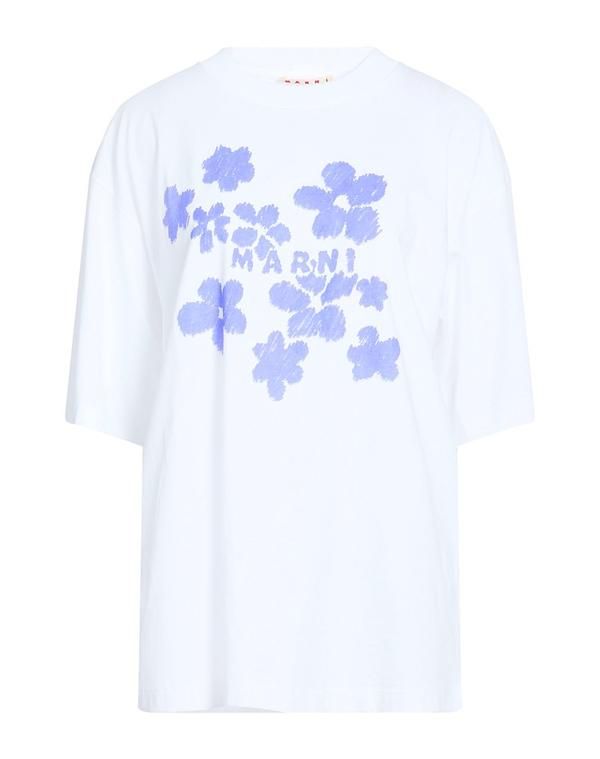 マルニ レディース トップス Tシャツ MARNI White ホワイト