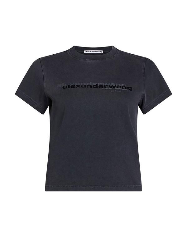 アレキサンダーワン レディース トップス Tシャツ ALEXANDER WANG Charcoal チャコール