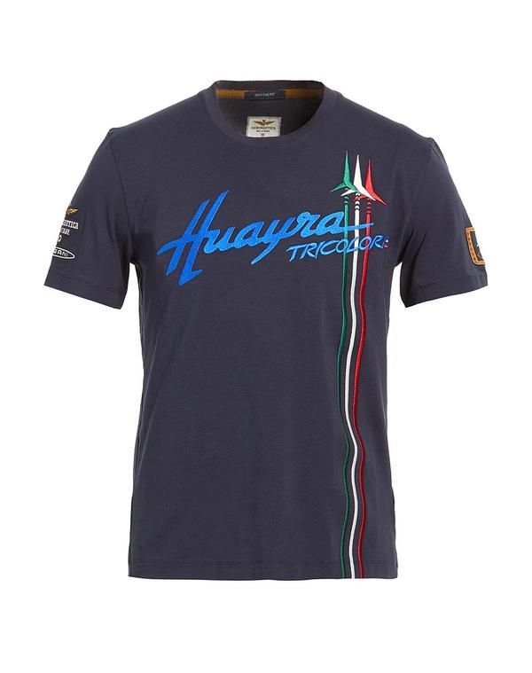 アエロノーティカミリターレ メンズ トップス Tシャツ AERONAUTICA MILITARE Midnight Blue ブルー