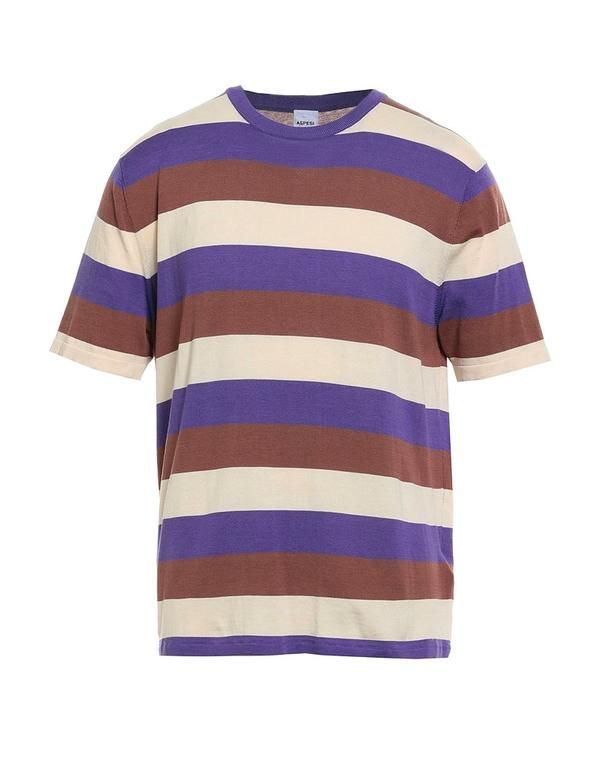 アスペジ メンズ トップス Tシャツ ASPESI Purple パープル