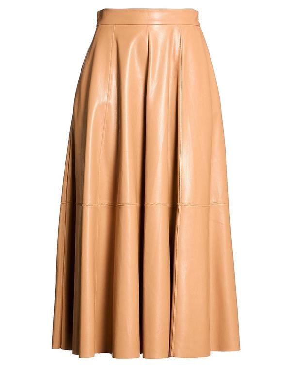 マルパルミ レディース ボトムスカート MALPARMI Camel キャメル