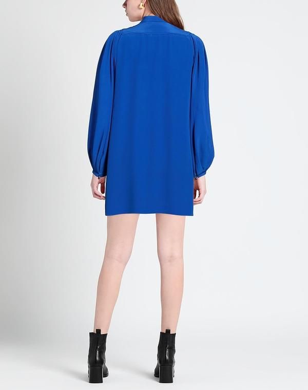 ディースクエアード レディース トップス ワンピース シルクドレス DSQUARED2 Bright Blue ブルー