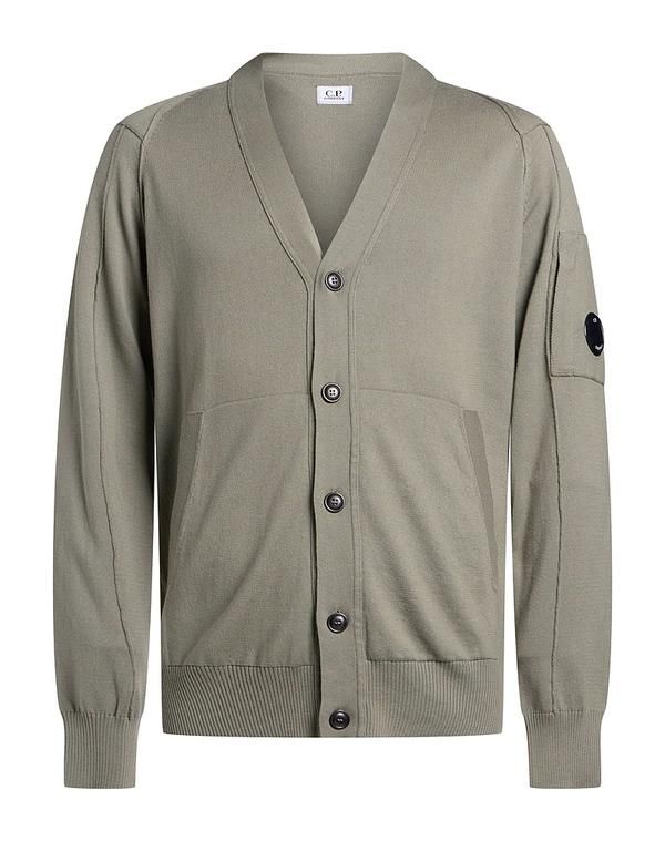 シーピーカンパニー メンズ アウター カーディガン CP COMPANY Sage Green グリーン