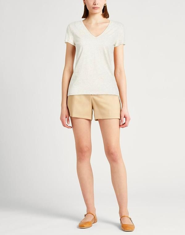 マジェスティック レディース トップス Tシャツ MAJESTIC FILATURES Light Gray グレー
