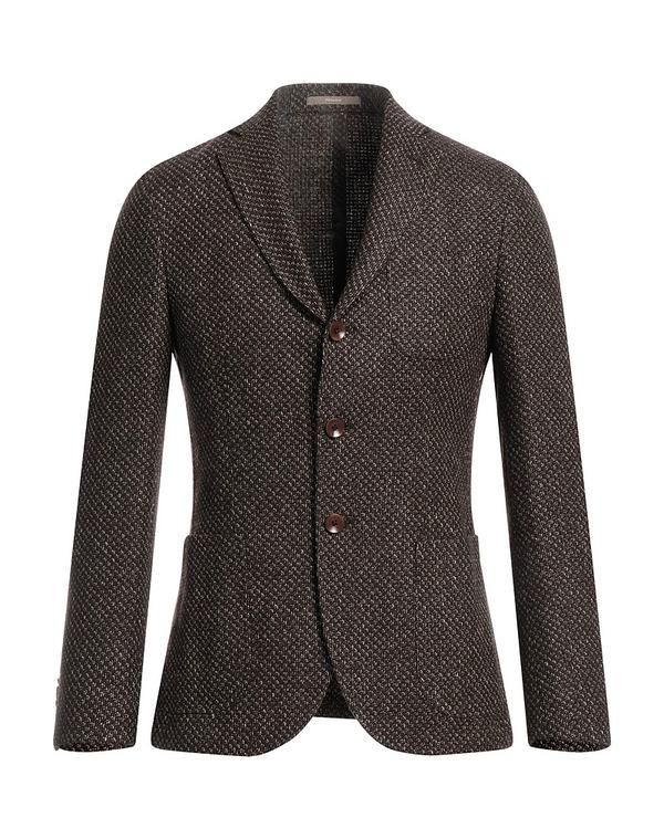 パオローニ メンズ アウター ジャケット・ブルゾン PAOLONI Dark Brown ブラウン