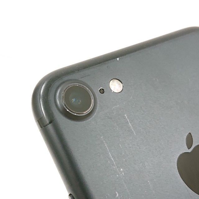 iPhone7 128GB au ブラック 送料無料 本体 c21412 - メルカリ