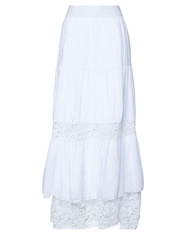 ゲス レディース ボトムスカート GUESS White ホワイト