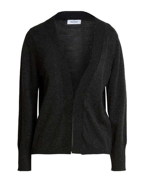 グランサッソ レディース アウター カーディガン GRAN SASSO Charcoal チャコール