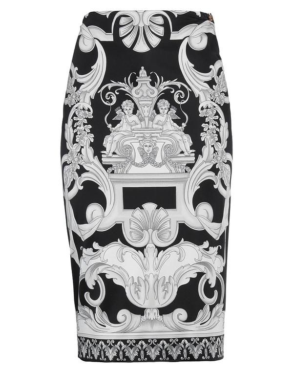 ヴェルサーチ レディース ボトムスカート VERSACE Black ブラック