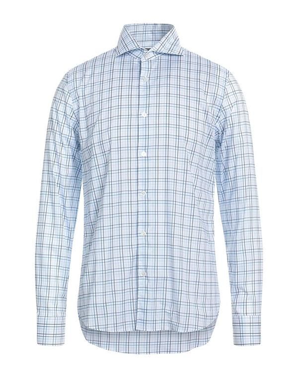 その他フェデーリ メンズ トップス シャツ FEDELI Blue ブルーの直営店 平日即日出荷