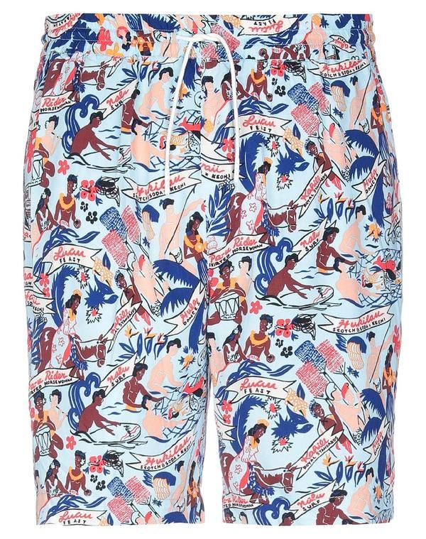 スコッチアンドソーダ メンズ ボトムス ハーフパンツ・ショーツ ショートパンツバミューダパンツ SCOTCH SODA Sky Blue ブルー