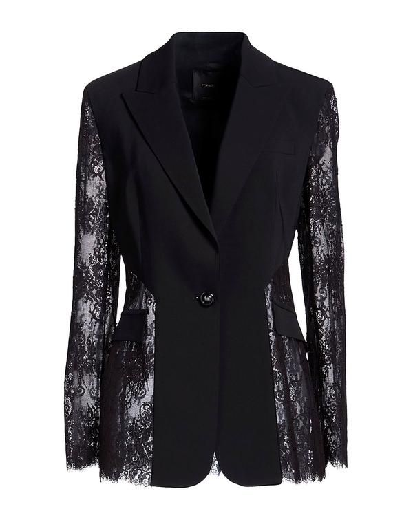 ピンコ レディース アウター ジャケット・ブルゾン テーラードジャケット PINKO Black ブラック