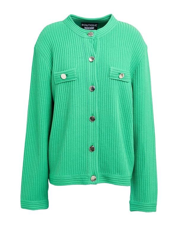 BOUTIQUE MOSCHINO ブティックモスキーノ カーディガン F 緑 【古着】【中古】 ブティックモスキーノ レディース アウター カーディガン BOUTIQUE