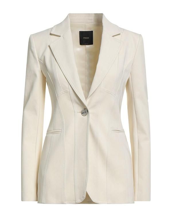 ピンコ レディース アウター ジャケット・ブルゾン テーラードジャケット PINKO Ivory アイボリー