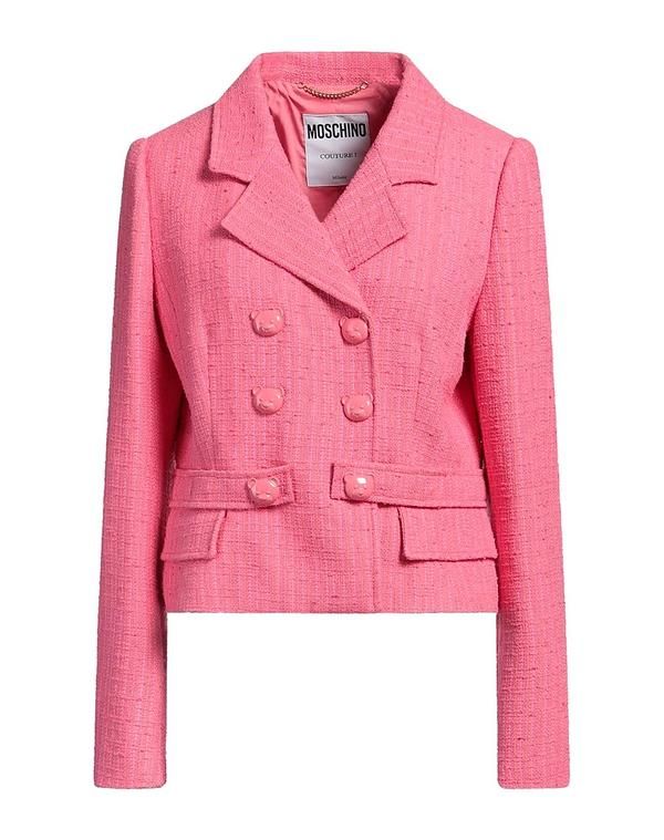 モスキーノ レディース アウター ジャケット・ブルゾン テーラードジャケット MOSCHINO Magenta マゼンタ