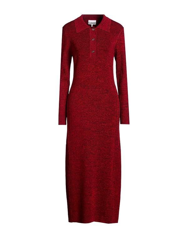 ガニー レディース トップス ワンピース GANNI Red レッド