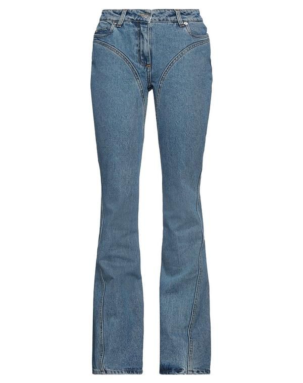 マグラー レディース ボトムス デニムパンツ ブーツカット MUGLER Blue ブルー