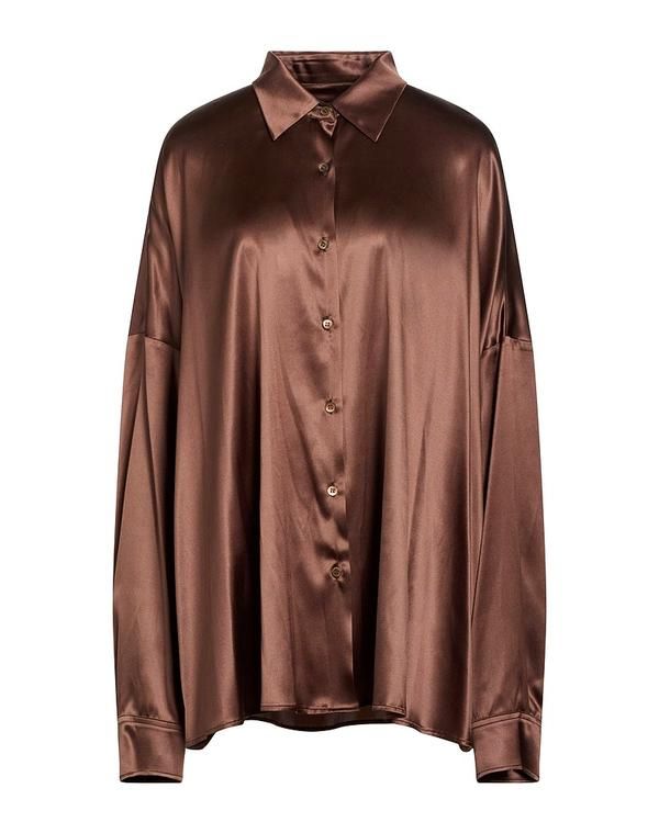 ドリス・ヴァン・ノッテン レディース トップス シャツ DRIES VANOTEN Chocolate Brown ブラウン